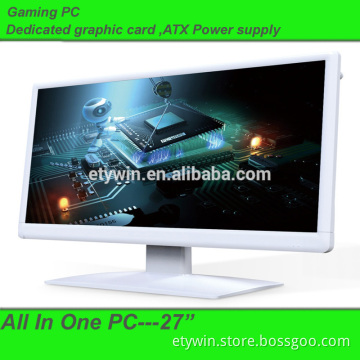 All in one pc ,Dedicated graphic card type ,27inch LED monitor display ,gaming computer
